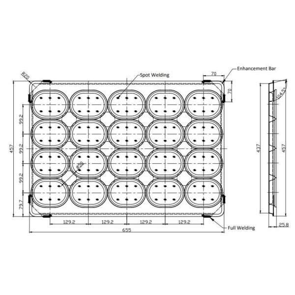 RK Bakeware China Foodservice NSF Aussie Meat Pie Палетная палитра