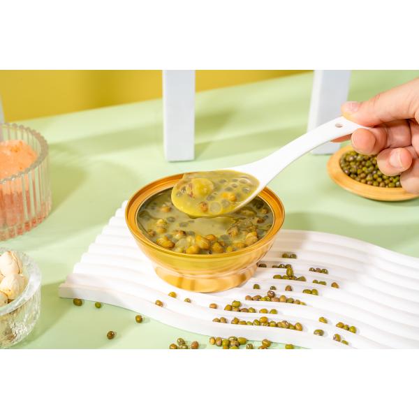 Ready to Eat Pandan Mung Bean Dessert  detox drink Летнее охлаждение Растительный Pandan Mung Bean Охлаждение десерт Веганский дружественный детоксикационный напиток