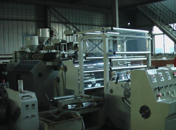 Double Layer Co Extrusion Stretch Film Making Machine Single screw Extruder Line