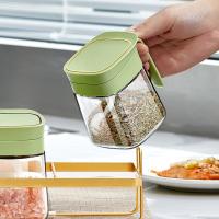 ‎10.9 Ounces Salt Sugar Pepper Spice Storage Containers Glass Seasoning Jar Set Leakproof