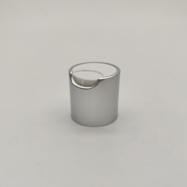 ODM Anodized Aluminum 24 410 Flip Top Cap For Plastic Bottle