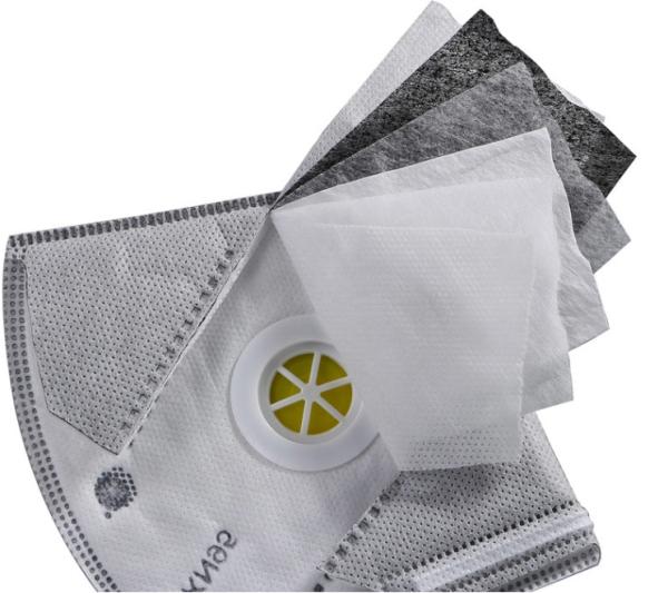 Dust Resistant Valved Face Mask , N95 Particulate Respirator Mask
