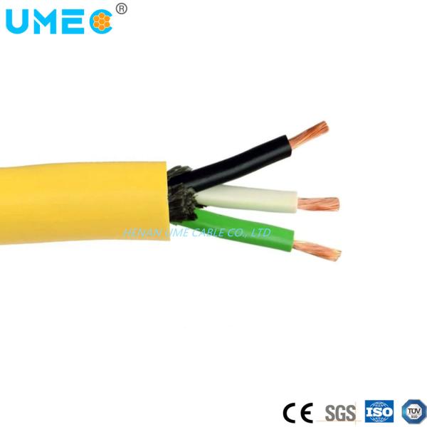Rubber Insulated Cable 3 Cores Cu/Epr/CPE Waterproof Cable 4X10AWG 4X8AWG H05rn-F 3gx1.5mm to 2.5mm Soow