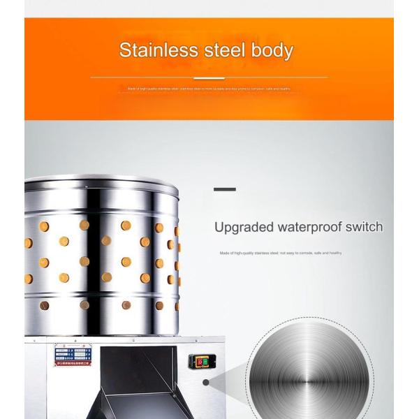 Save Time Labor Chicken Feather Plucking Machine Capacity 4-5 Chicken Fully Automatic