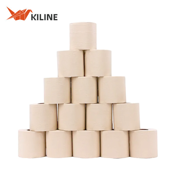 Papier toilette à usage domestique ultra doux écologique papier tissé en bambou