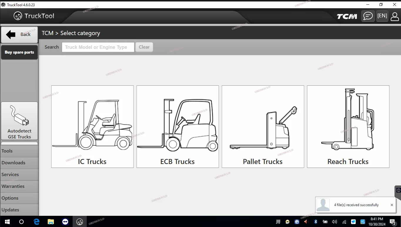 CF53 ноутбук TruckTool универсальный инструмент диагностики вилочной погрузки Подходит для Mitsubishi, ET, TCM, UNICARRIERS, ROCLA, NICHIYU