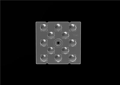 High Efficiency 93% LED Street Light Lens Array With Silicone Gasket Accessory