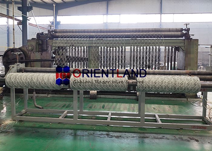 длина диаметра 25m 2.7mm корзины провода Gabion сетки 8 x 10cm