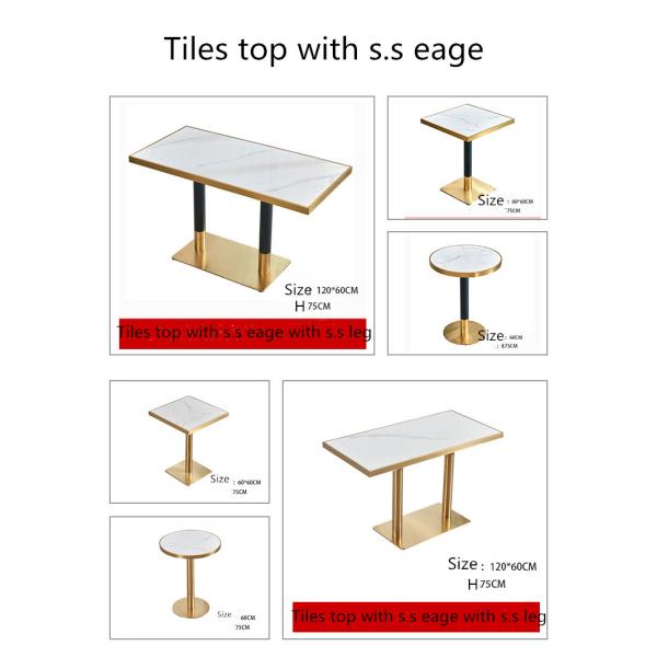 180cm 160cm 150cm 140cm Rectangle Marble Dining Table And Chairs Set