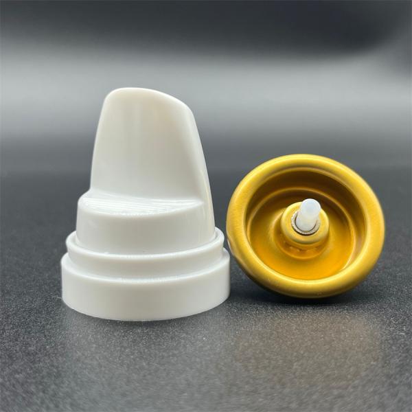 Ultra-Lightweight Hair Mousse Aerosol Accessory for Ergonomics and Reduced Shipping Costs with Integrated Valve-Actuator Design