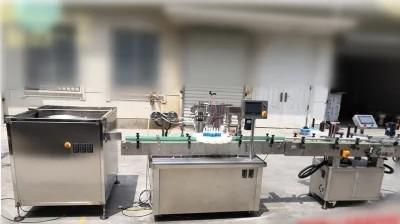 Maquinaria não padronizada totalmente automático da automatização da máquina de enchimento do pulverizador do E-líquido