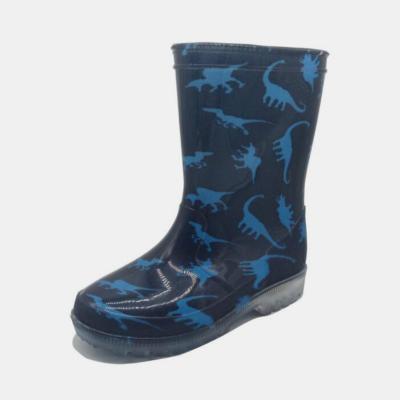 Insulated PVC Light Up Dinosaur Rain Boots Waterproof For Boys