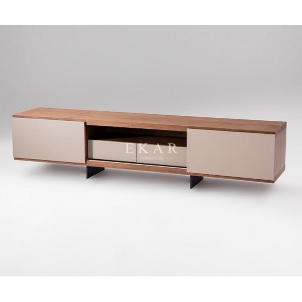Fashion Sliding Door Simple Wood Modern Tv Stand