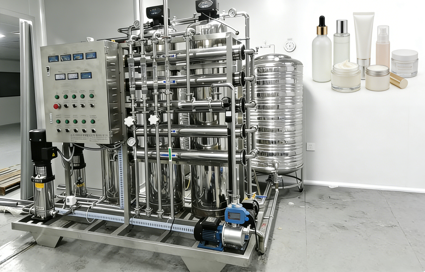 1000L/H RO System Water Purification Treatment Machinery for Drinking