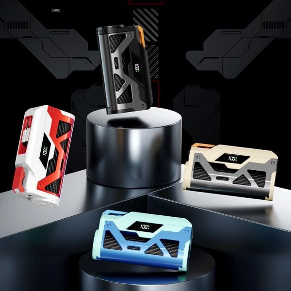 Mecha Capsule Cordless Power Bank 10000mAh 10W Portable Mini Fast Charging Backup Battery