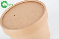 Copos de café Compostable da resistência do esmagamento, copos de papel recicláveis grossos de borda superior