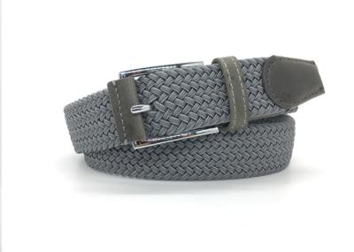 Tela elástica correias trançadas elásticos tecidas para homens/mulheres com Grey Color claro