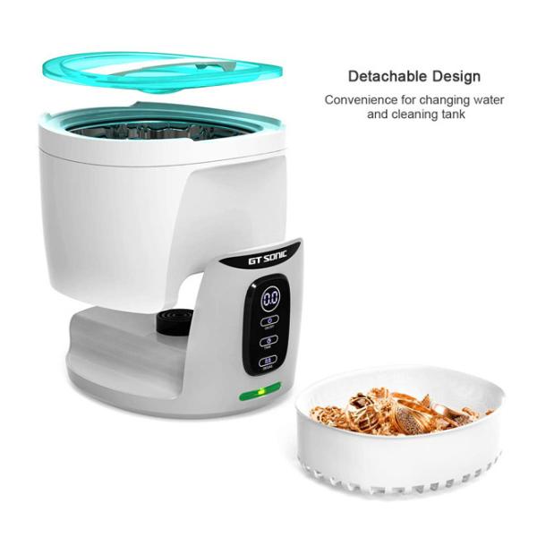 el limpiador eléctrico de la joyería de 750ml 40KHz 35W trabaja a máquina el acero inoxidable GT desmontable SONIC