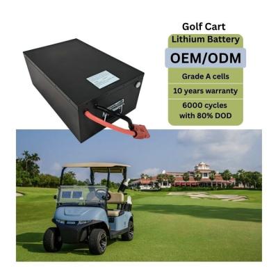 Custom Made Golf Cart Lithium Battery Pack 48V160AH With Anderson Socket