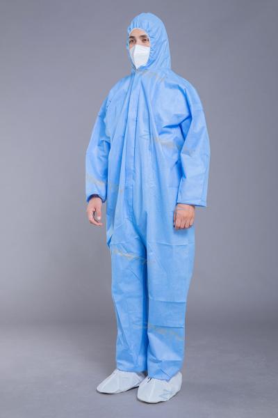 Disposables 35GSM SMS Chemical Protective Clothing