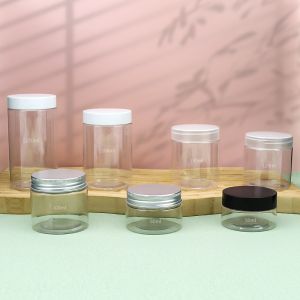 Customizable Colors Plastic Cosmetic Jar with Wide-mouth Design and Leak-proof Screw Cap