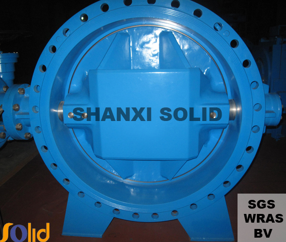 double flange eccentric butterfly valve