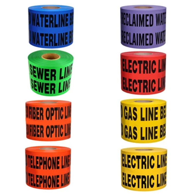 Non-Detectable Underground Tape PE Waterproof Roll Warning Tape