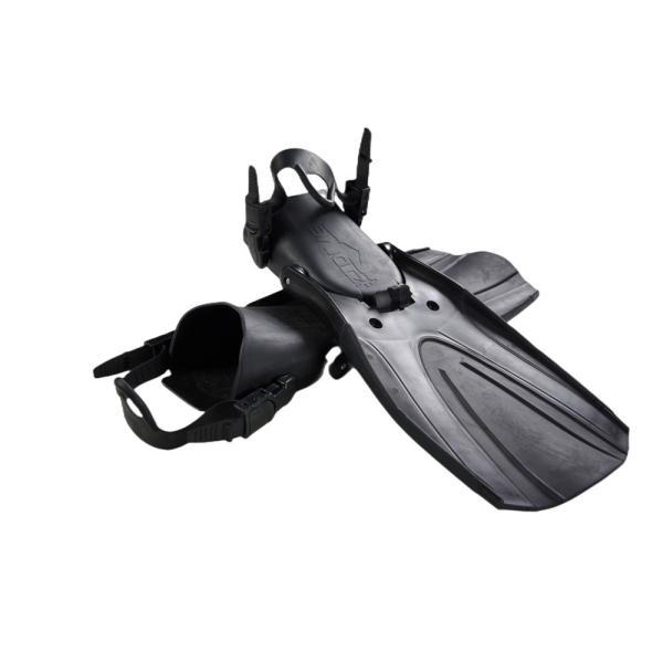 FCC Durable Short Flippers For Swimming , Anti Corrosion Scuba Swim Fins