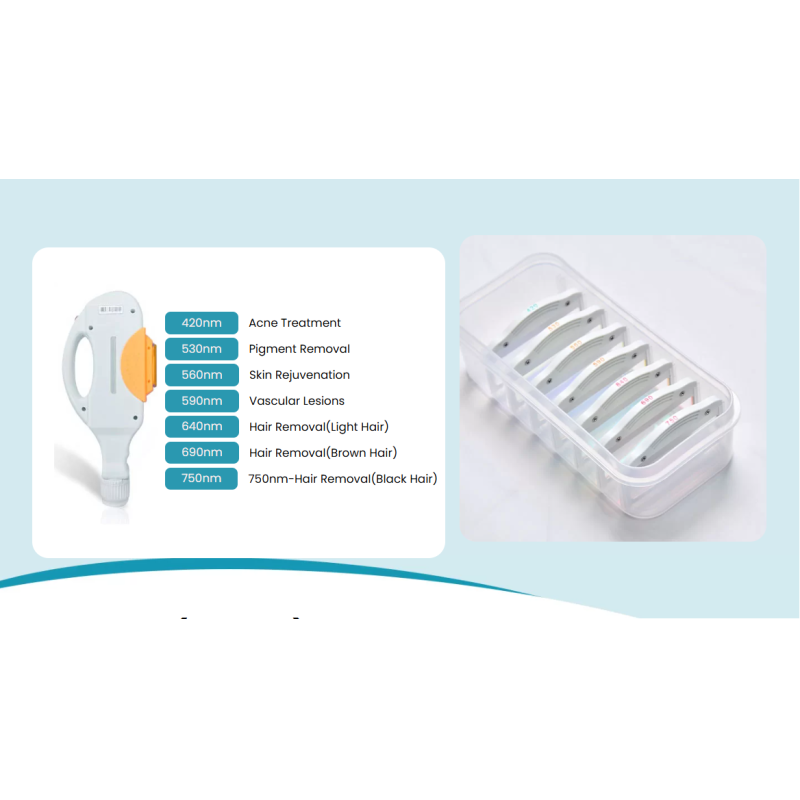 DPL IPL Hair Removal Machine Multi Wavelength Skin Treatment Platform With UK Heraeus Lamp