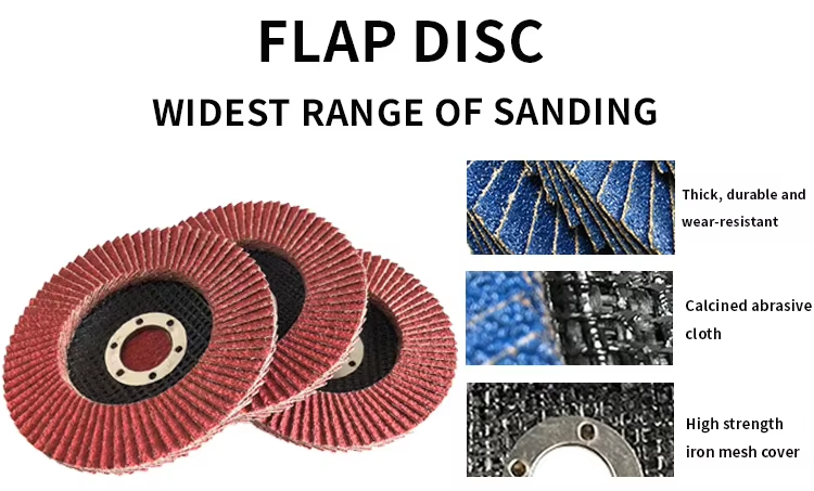 Round Ceramic Zirconium Zirconia Flap Disc Abrasive Tools For Angle Grinder