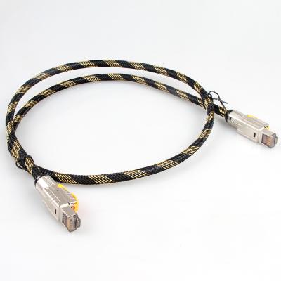 Double Shielded Solid Cat 8 Ethernet Cord , S/FTP 22AWG 40 Gigabit Network Cable