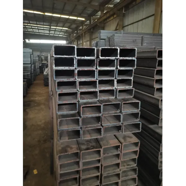 ASTM A500 Black Surface Square Hollow Section Steel Pipe with S355JR Grade for Structural Use