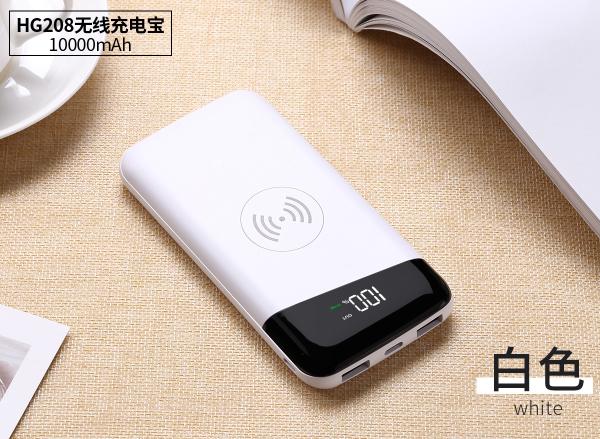 LED Display 6000/8000/10000mAh Polymer Battery QC3.0  PD Fast Charging Power Bank 5V3A
