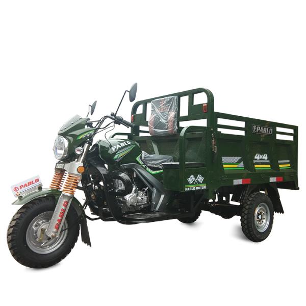 150cc Cargo Motor Tricycle 3000kg Load Capacity 1700x1250mm
