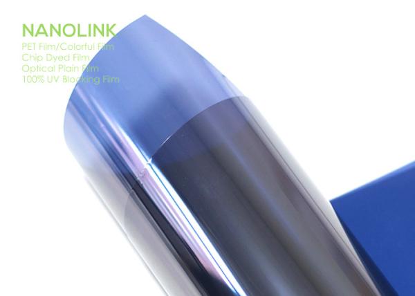 PET UV Protection Window Film , Dyed Privacy Window Film For Cars / Home