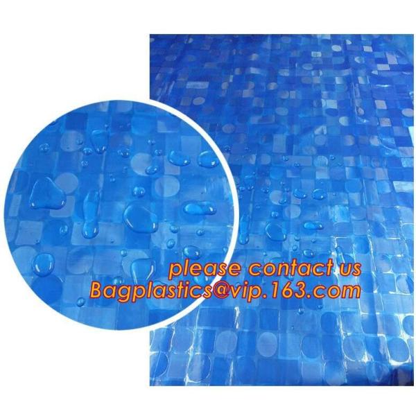 Mould Proof Waterproof white and black trellis design pvc custom bath curtain printed shower curtain, High quality Polye