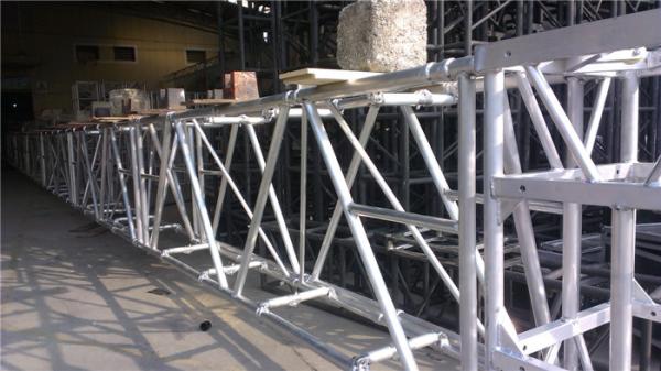 Outdoor Triangular Folding Truss Customized 4mm Thickness Fast Installation