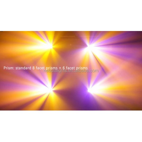 NEBULA 400W BSW LED Moving Head Light CMY CTO Color Wedding DJ Stage Lights