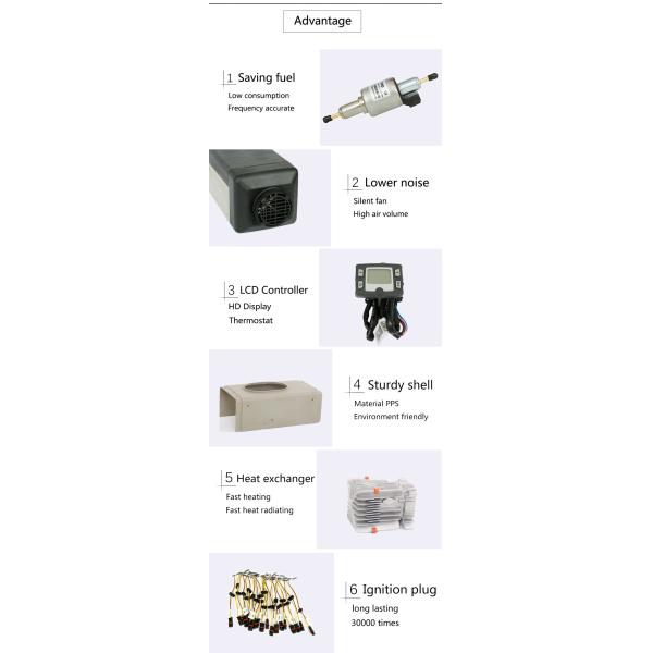 5KW Webasto 12V diesel air heater for boat car ship truck marine