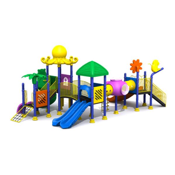 Customized Design Children'S Outside Play Equipment With Toddler Swing And Slide Set