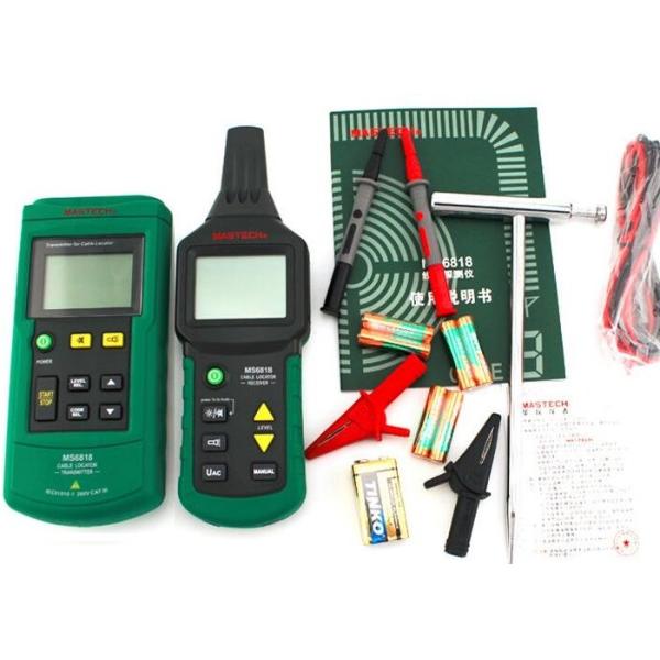 Auto Ranging Underground Cable Detector , Advanced Wire Tracer With Transmitter