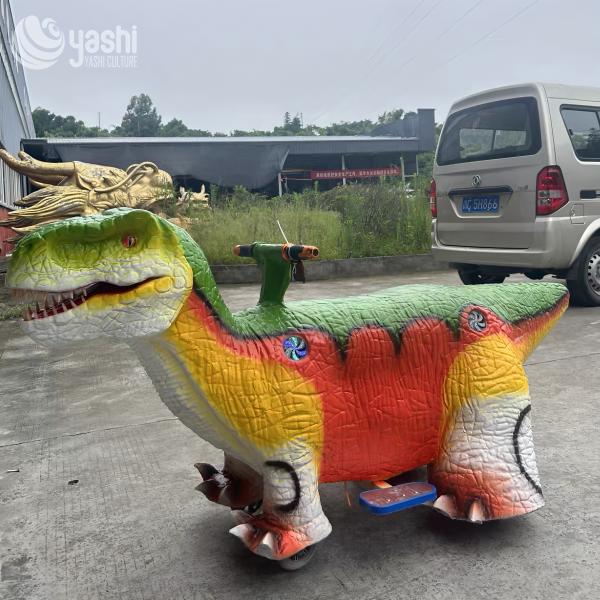 Silicone Outer Skin Children'S Dinosaur Electric Car 5-10m For Shopping Malls