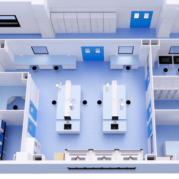 ISO Modular Physical and Chemical GMP Cleanroom Biomedical Project Solution
