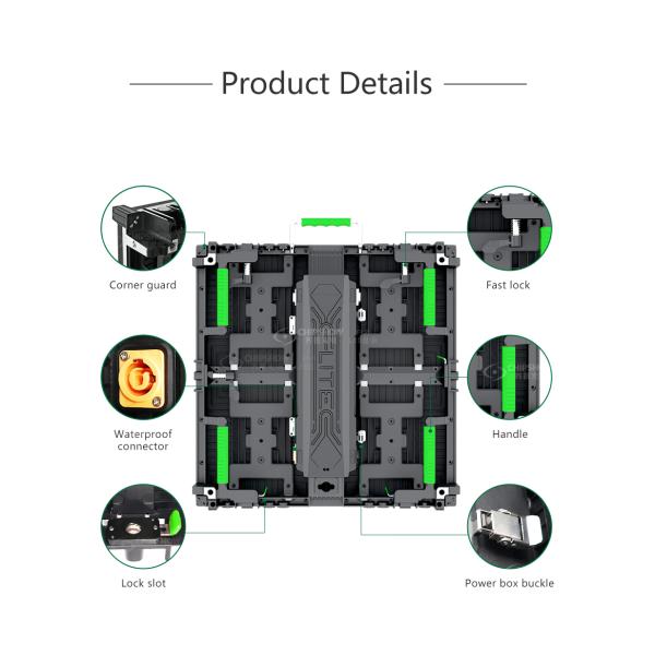 California USA Warehouse DC3.5V DC4.2V 150W P3.91 Panel Indoor Outdoor LED Screen Common Cathode Energy Saving LED Display