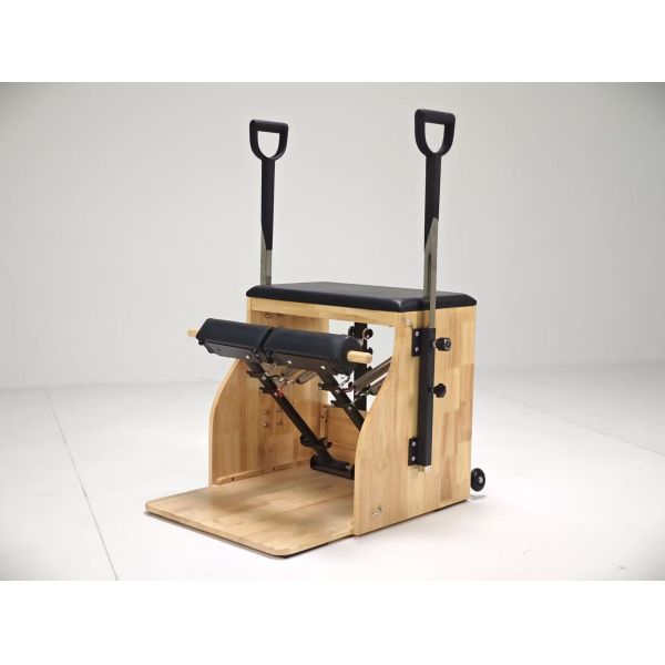 Oak Wood Pilates Wunda Chair U+PL009 with Adjustable Spring Resistance