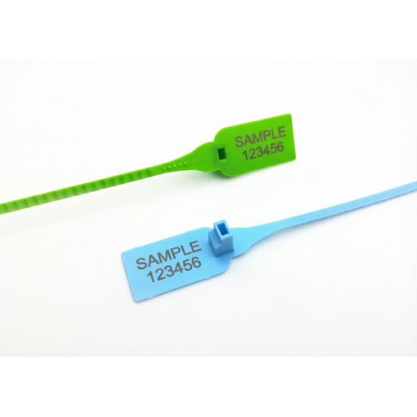 US-PS335W 275N Plastic Security Seals 40*26mm Marking Area For Pull Tight Sealing