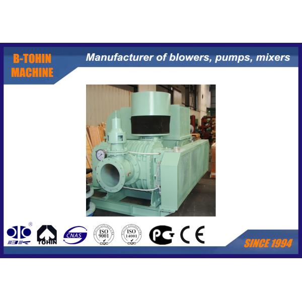 Compact Roots Rotary Lobe Blower , 8400m3/hour Backwashing Rotary Air Blower
