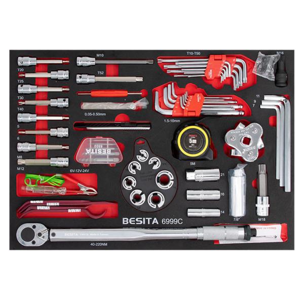 BESITA Grey 6691 257pcs Mechanic Tool Set For Off Road Vehicle Repair
