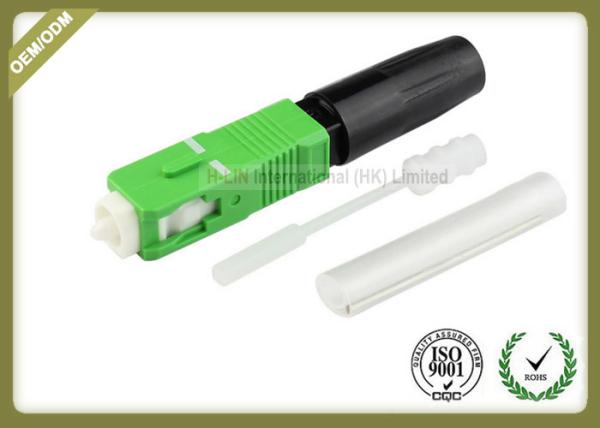 FTTH Embedded SC Cold Junction  Field Assembly Type SC APC Fast Connector 52mm for 3.0*2.0mm cable