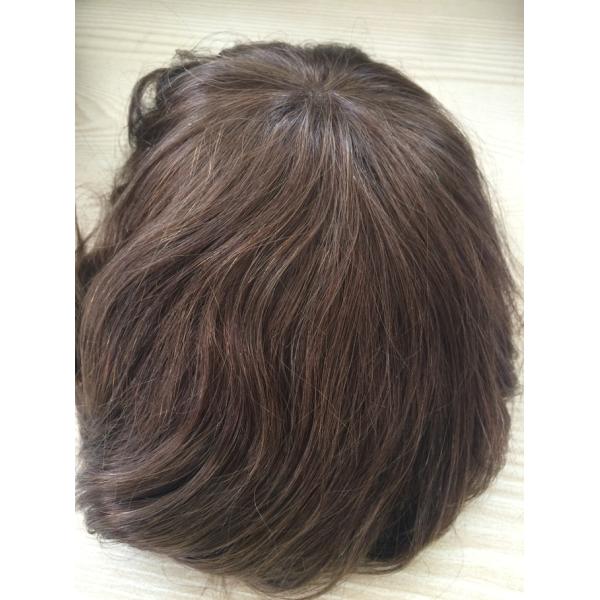 Medium Density Men'S Toupee Male Toupee With Clips Attachment